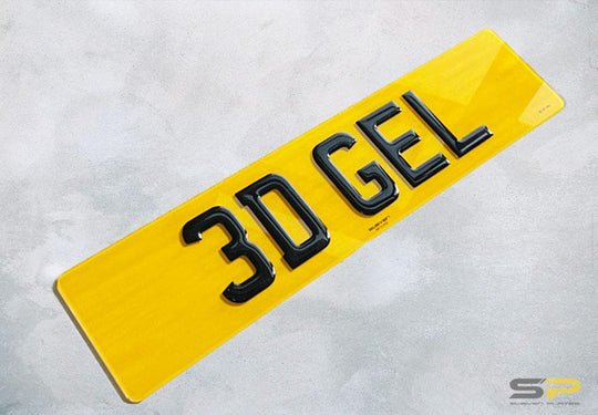 What is a 3D Number Plate?