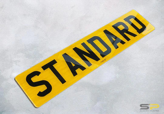 Standard Number Plates – Number Plates Club